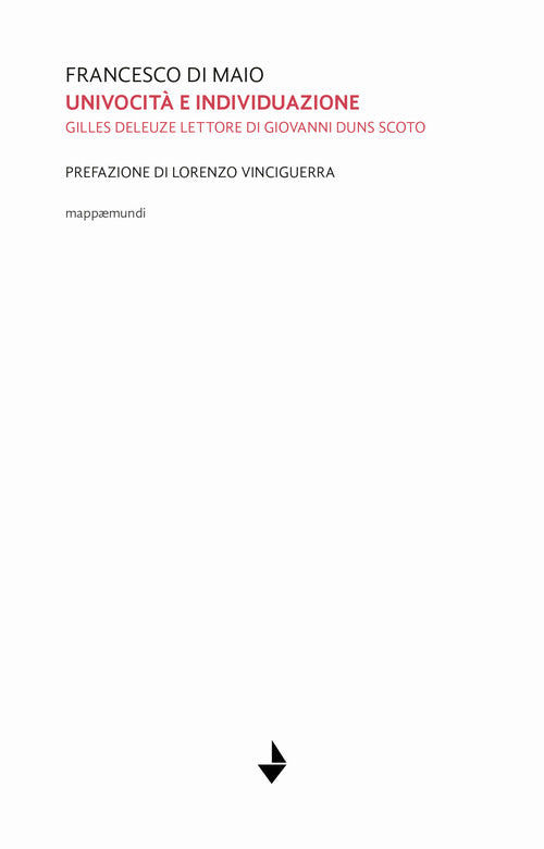Cover of Univocità ed individuazione. Gilles Deleuze lettore di Giovanni Duns Scoto