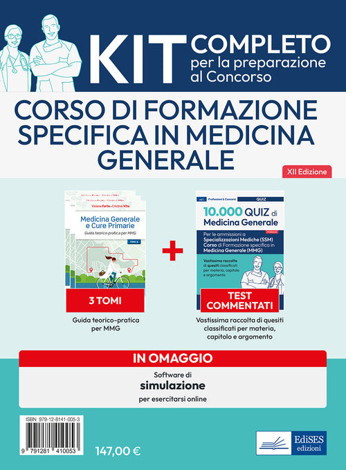 Cover of Corso di formazione specifica in medicina generale. Kit completo per la preparazione al concorso