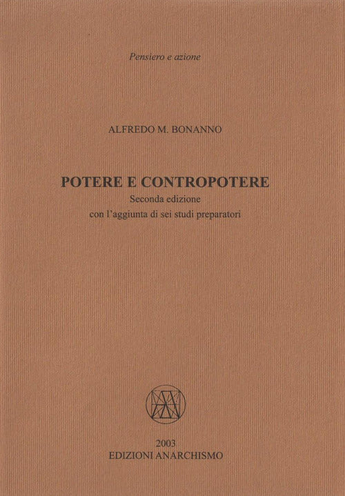 Cover of Potere e contropotere. Con l'aggiunta di sette studi preparatori
