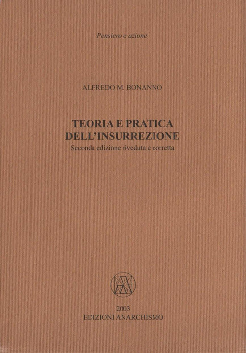 Cover of Teoria e pratica dell’insurrezione