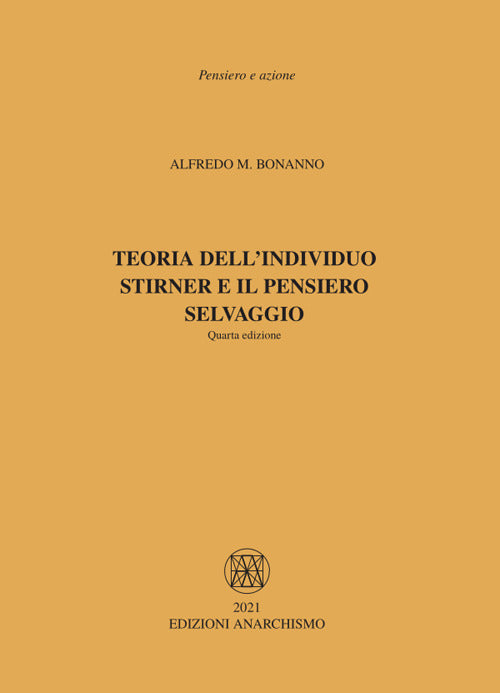 Cover of Teoria dell’individuo. Stirner e il pensiero selvaggio