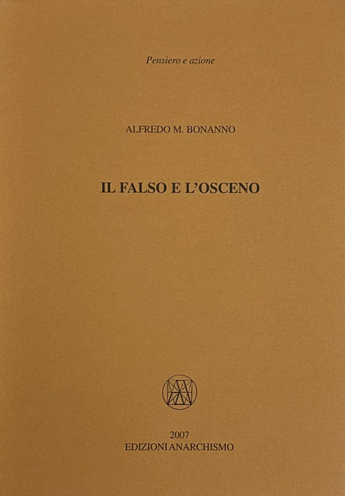 Cover of falso e l'osceno