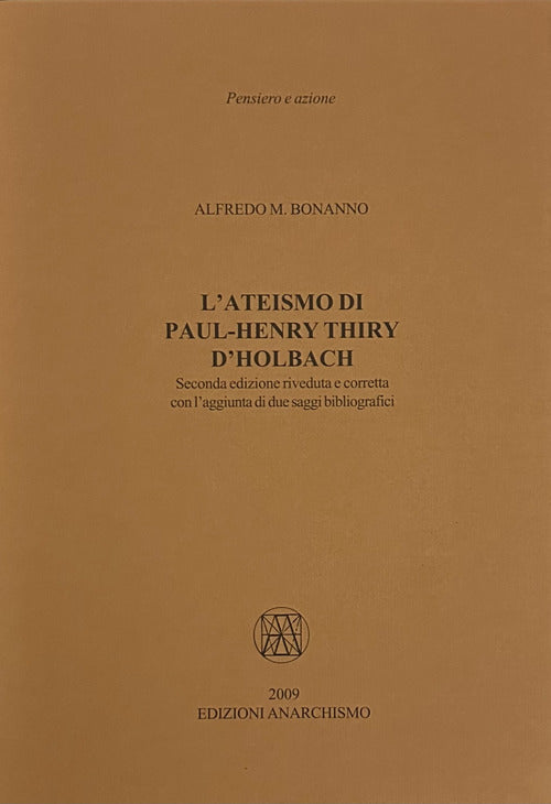 Cover of ateismo di Paul-Henry Thiry d’Holbach