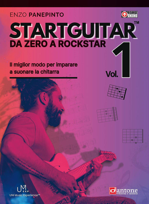 Startguitar, da zero a rockstar. Metodo per chitarra. Vol. 1