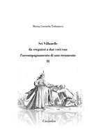 Cover of Sei Villanelle da eseguirsi a due voci con l'accompagnamento di uno strumento