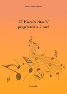 Cover of 55 esercizi ritmici progressivi a 2 voci