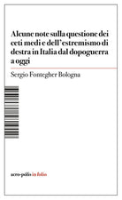 Cover of Alcune note sulla questione dei ceti medi e dell'estremismo di destra in Italia dal dopoguerra a oggi