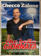 Poster locandina Che bella giornata 100x140 ORIGINALE da cinema di Checco Zalone