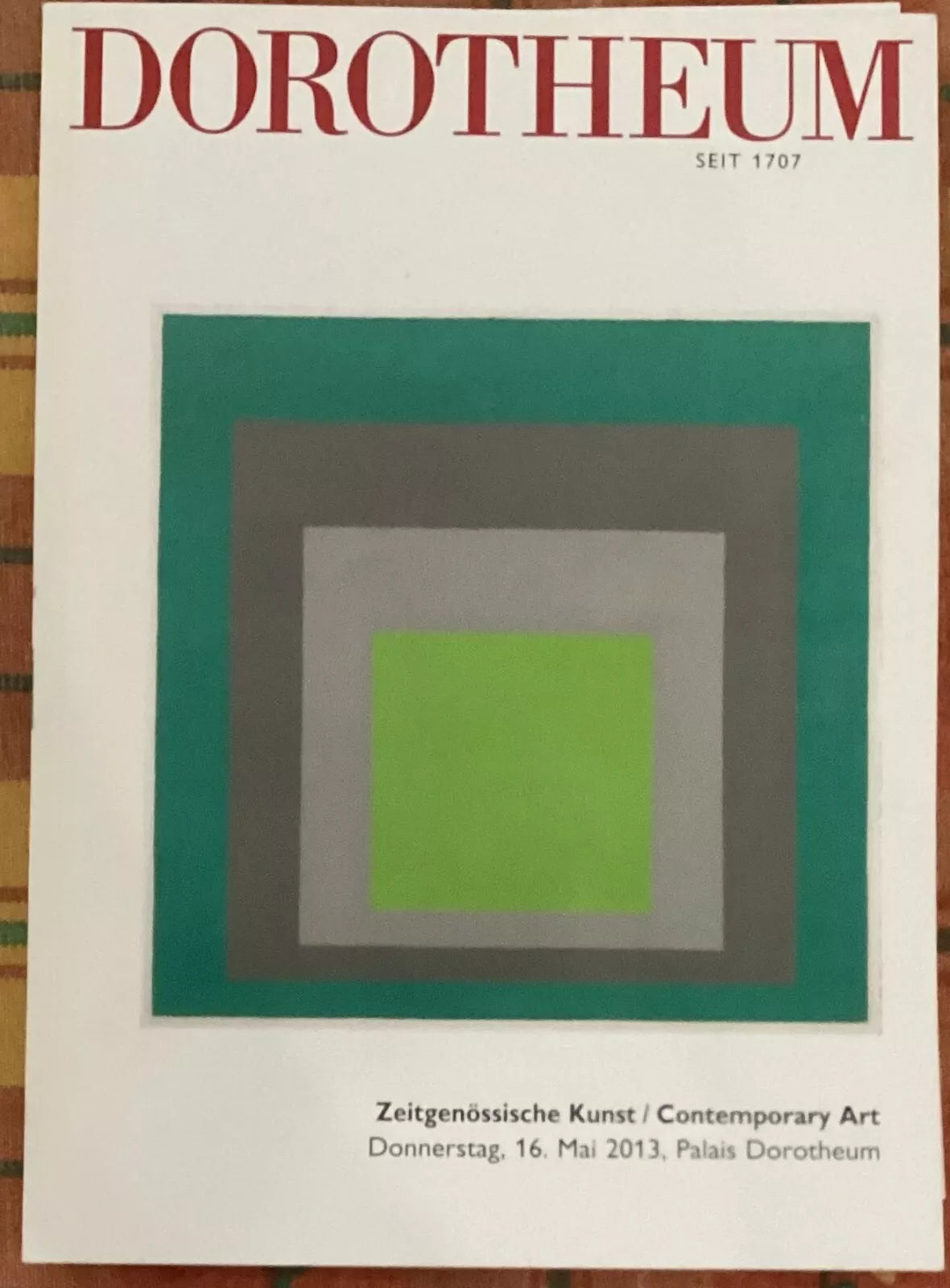 Dorotheum Seit 1707 Catalogo Asta Maggio 2013 Contemporary Art