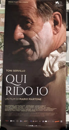 Poster locandina Qui rido io 33x70 cm ORIGINALE da cinema 2021 di Mario Martone