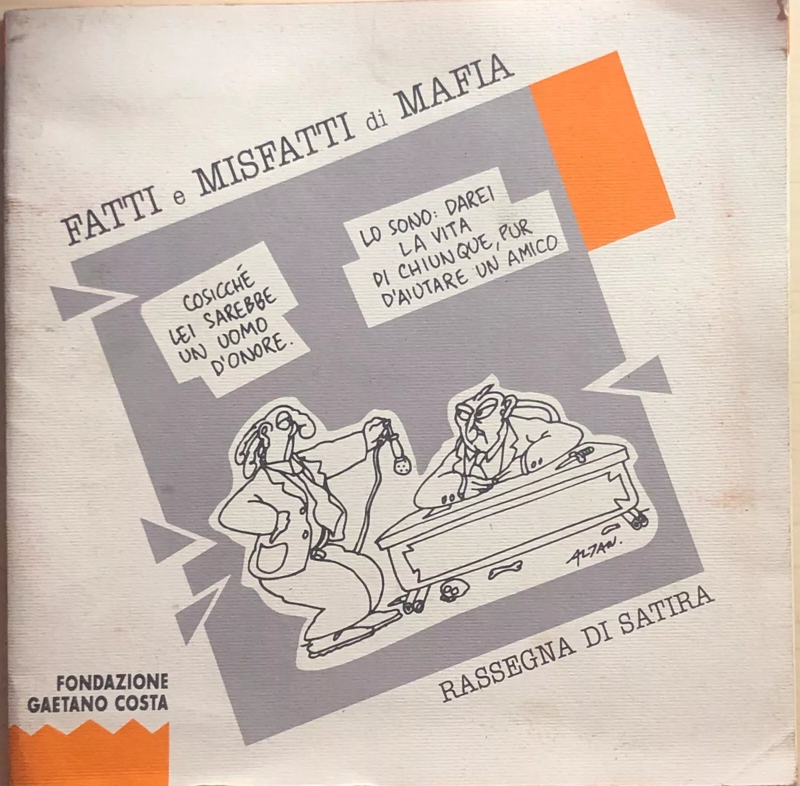 Fatti e misfatti di mafia di AA.VV., 1995, Fondazione Gaetano Costa