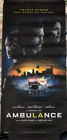 Poster locandina Ambulance 33x70 cm ORIGINALE da cinema 2022 di Michael Bay