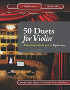 50 Duets for Violin di Joseph Schoonmaker