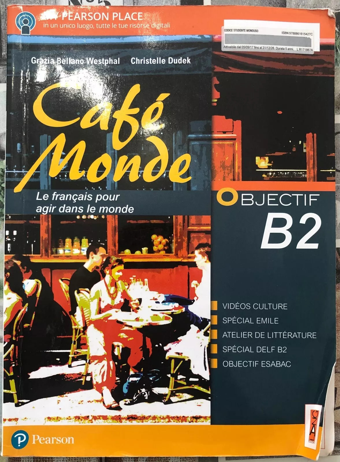 Caf Monde Le francais pour agir dans le monde OBJECTIF B2 CD di Grazia Bellan