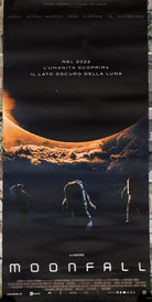 Poster locandina Moonfall 33x70 cm ORIGINALE da cinema 2022 di Roland Emmerich
