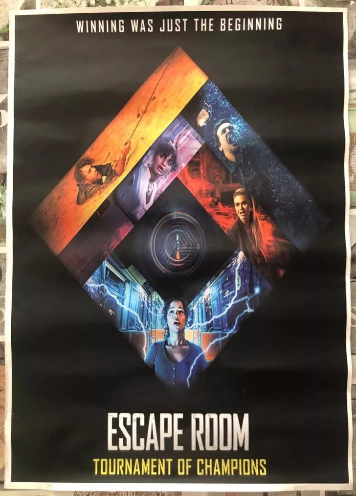 Poster locandina Escape room 2 45x32 cm ORIGINALE da cinema 2021 di Adam Robitel