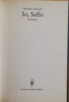 Io, Saffo di Marcello Venturoli, 1992, Newton Compton Editori -D