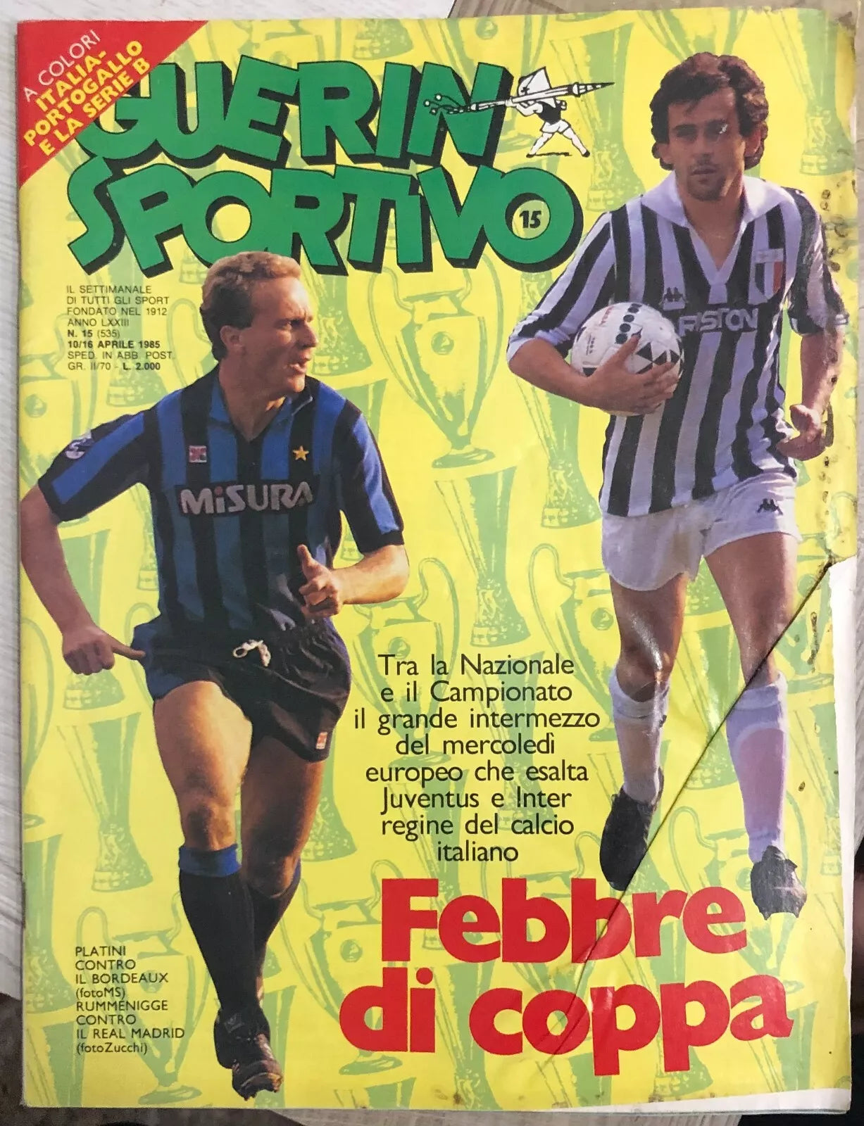 Guerin sportivo n 15 1985 di Aa vv