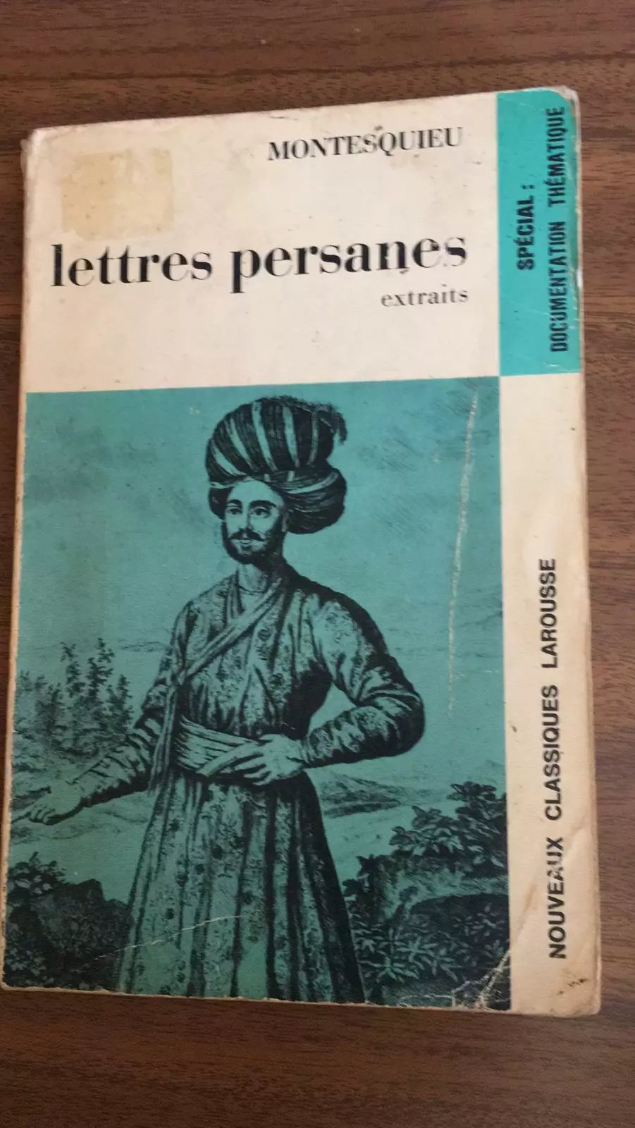 Lettres persanes extraits Charles Louis De Secondat Montesquieu, 1966 - P