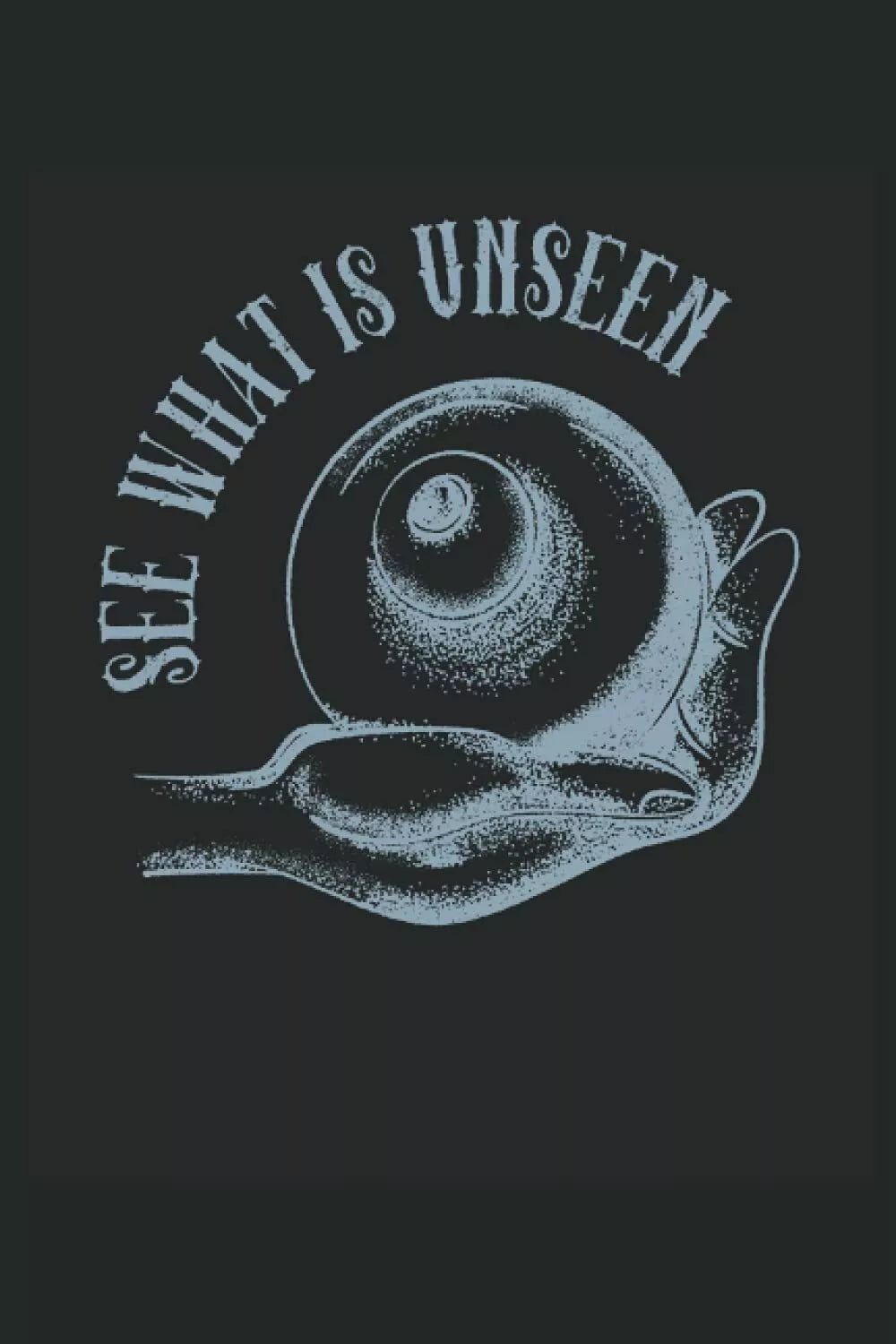 See What Is Unseen: Mystic Eye in mano illustrazione vintage Goth Notebook foder