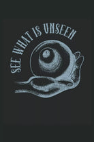 See What Is Unseen: Mystic Eye in mano illustrazione vintage Goth Notebook foder