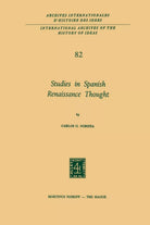 Studies in Spanish Renaissance Thought