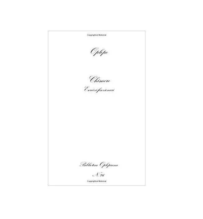 Chimere - Kierkia, Lbani,sebregondi, 2018, Biblioteca Oplepiana