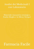 Analisi dei Medicinali I con Laboratorio