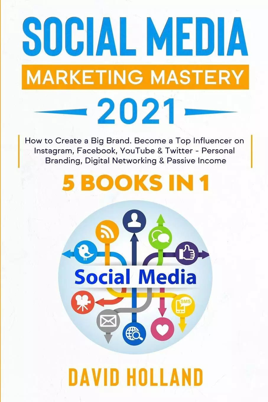 Social Media Marketing Mastery 2021 5 BOOKS IN 1 How to Create a Big Brand Bec