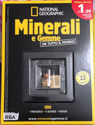 Minerali e gemme da tutto il mondo n 1 Oro Fascicolo 5 schede Poster