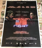 Poster locandina American night 100x70 cm ORIGINALE da cinema 2021 di Alessio De