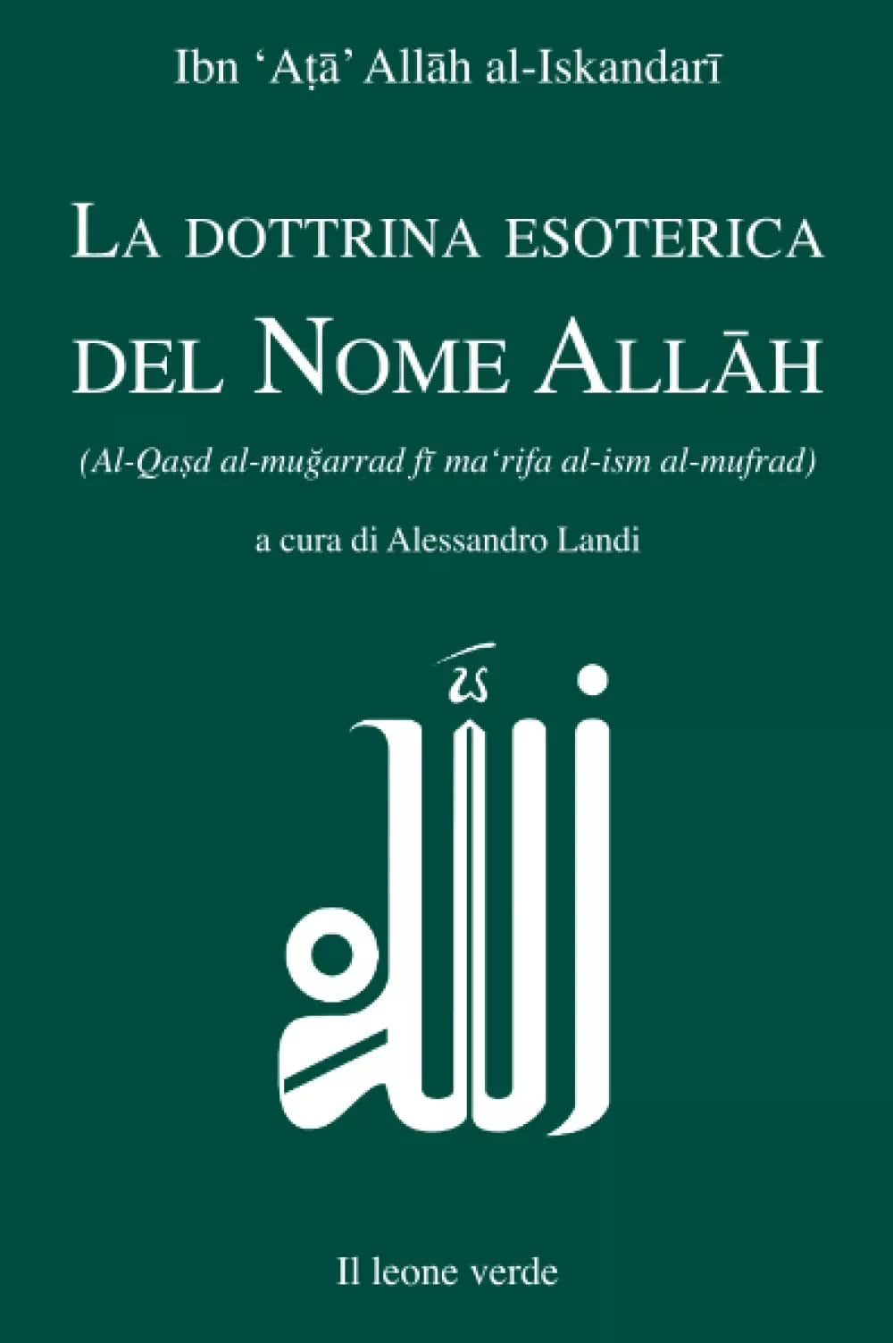 La dottrina esoterica del Nome All h