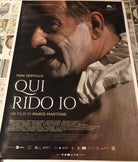 Poster locandina Qui rido io 100x70 cm ORIGINALE da cinema 2021 di Mario Marton