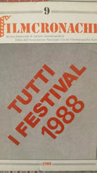 FILMCRONACHE bimestrale cultura cinematografica n. 9 - 1988 - ER