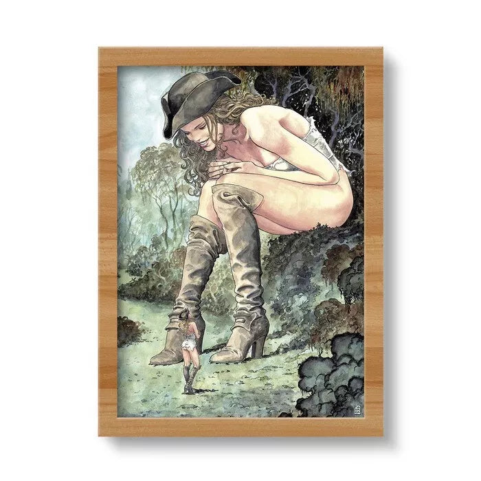 Poster Gulliveriana di Milo Manara