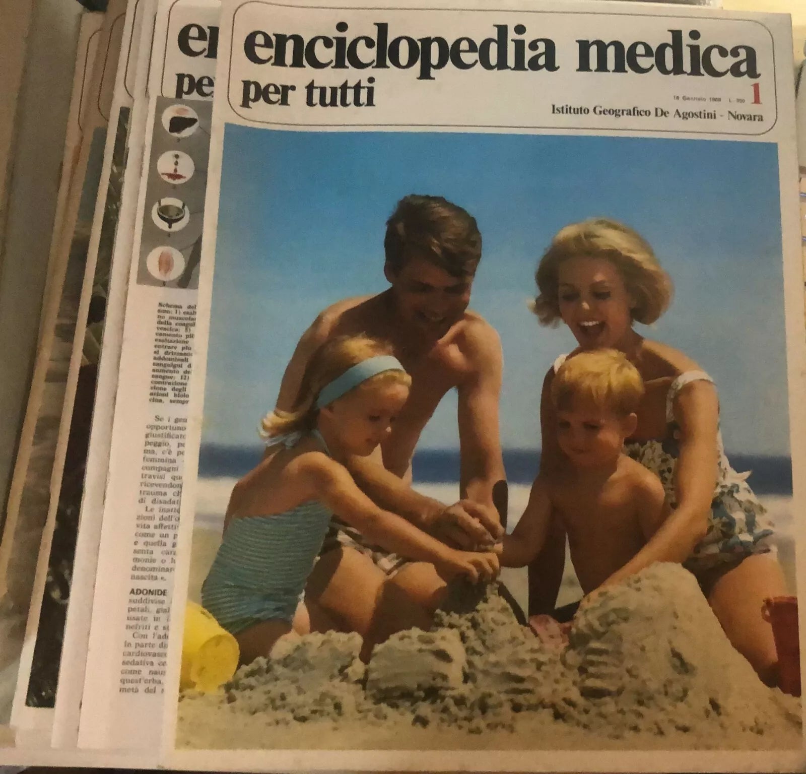 L’enciclopedia medica per tutti 1-9 di Aa.vv., 1969, Istituto Geografico Deago