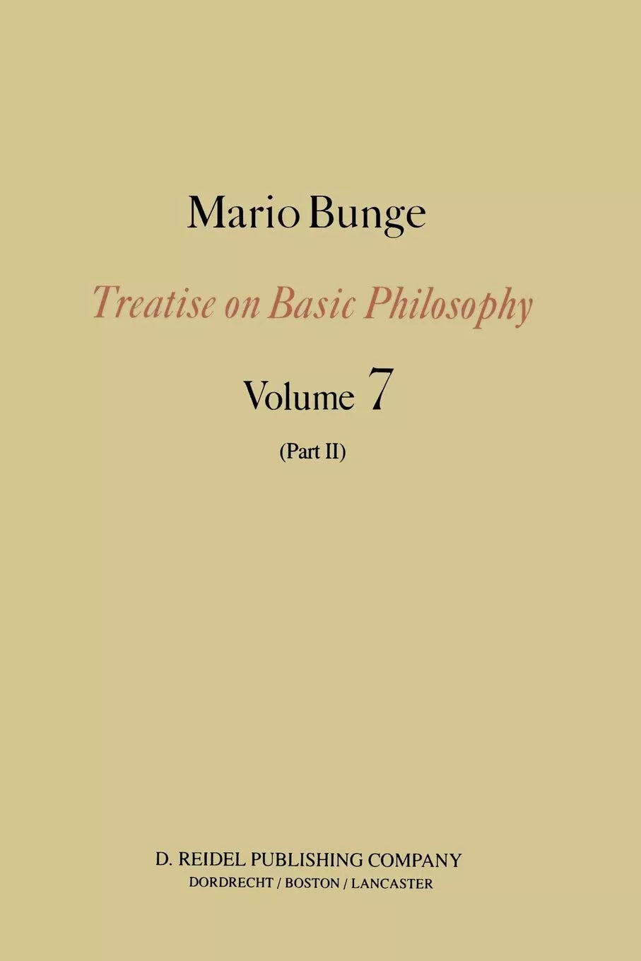 Treatise on Basic Philosophy