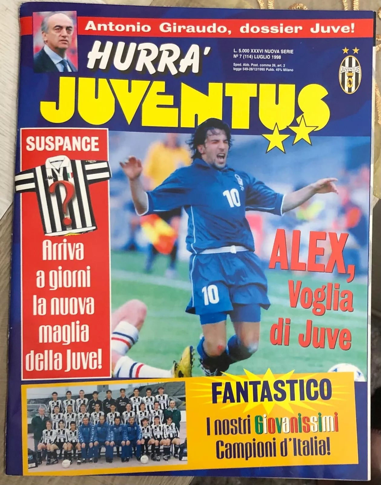 Hurr Juventus n 7 1998 di Aa vv