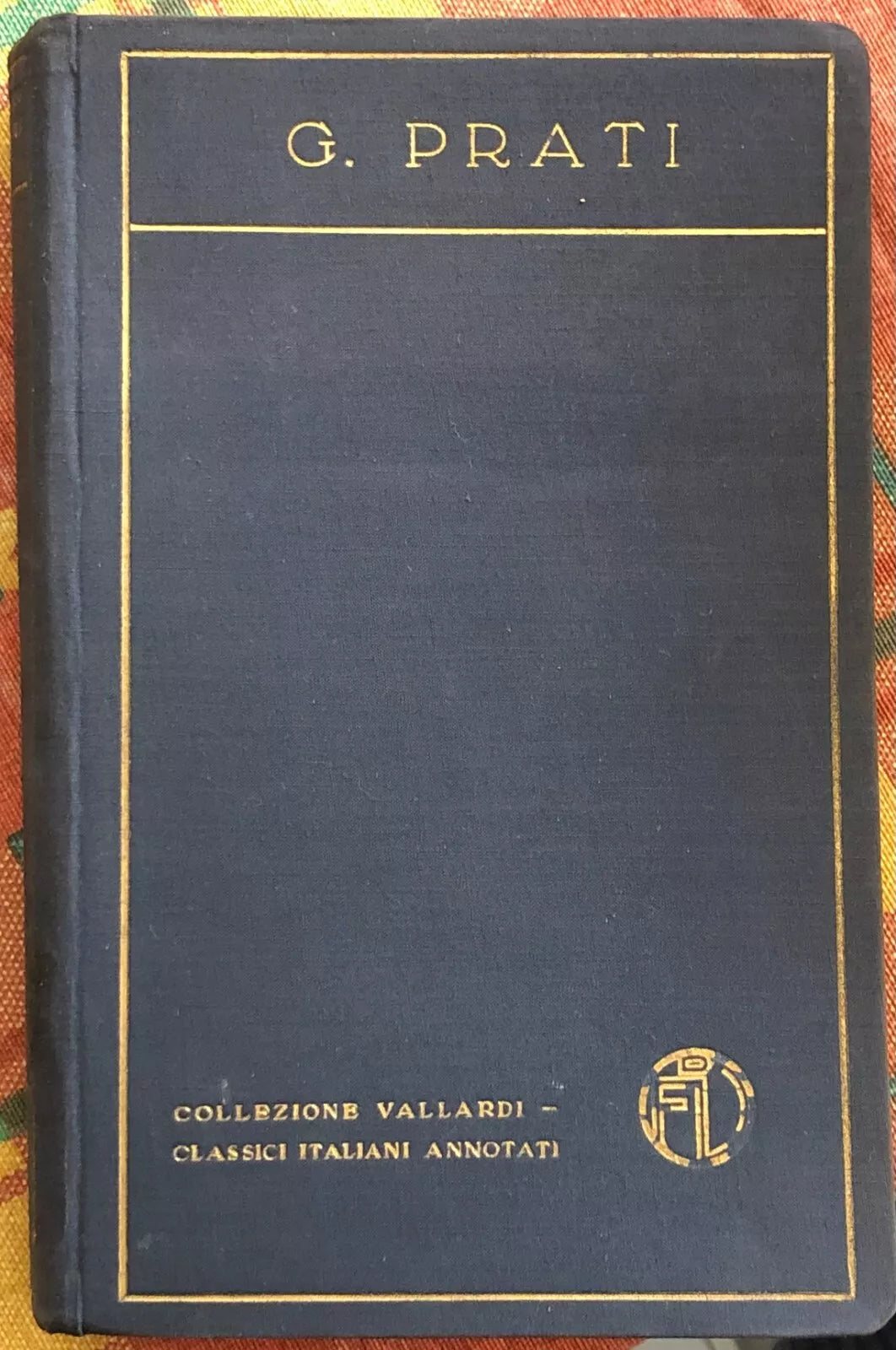 Poesie scelte di Giovanni Prati