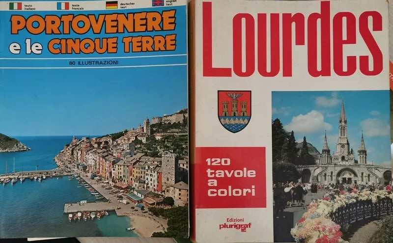 Portovenere e le cinque terre + Lourdes 120 tavole a colori - ER