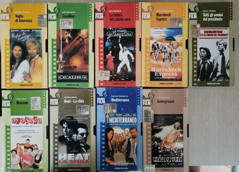 Grandi Film Corriere della Sera 9 VHS