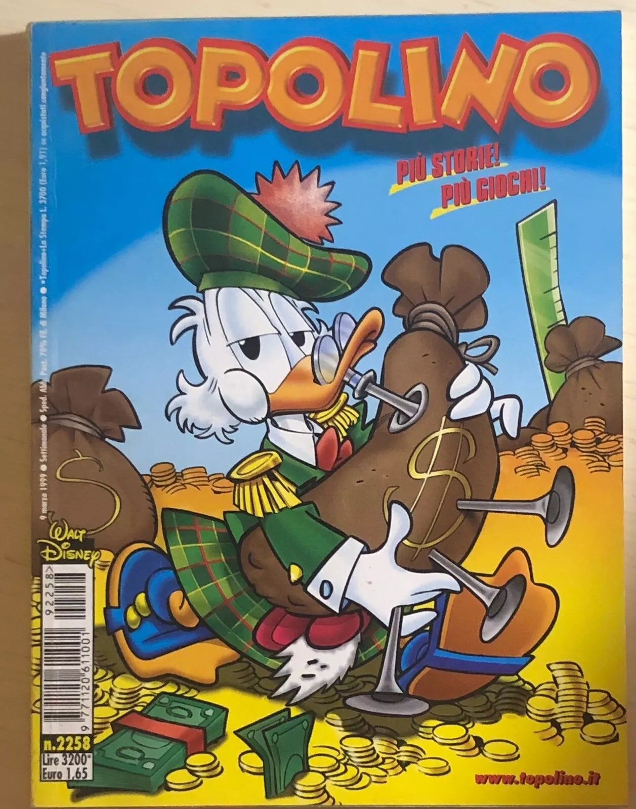 Topolino 2258 di Disney, 1999, Panini