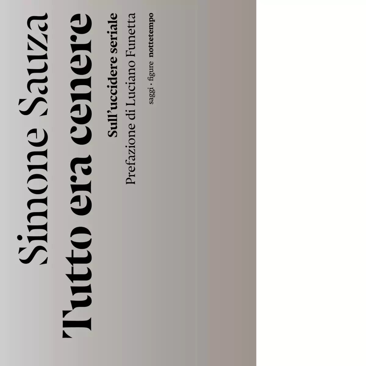Tutto era cenere Sull uccidere seriale di Simone Sauza