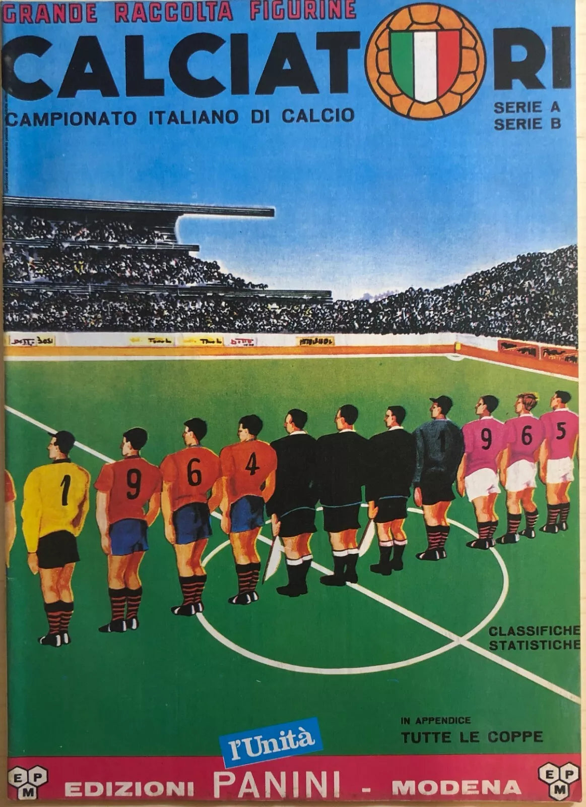 Ristampa album Calciatori Panini Serie A 1964-65