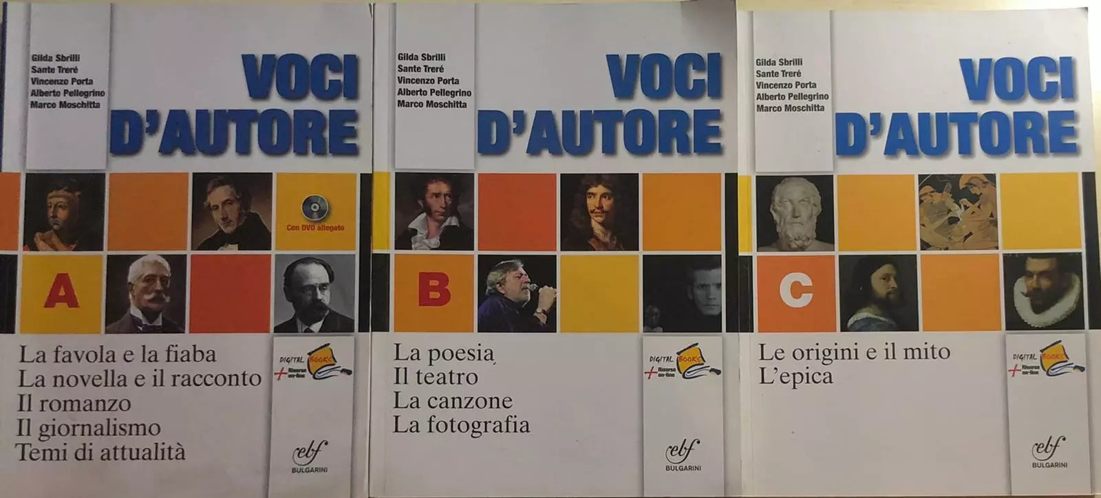 Voci d’autore A+B+C+D di Aa.vv., 2012, Bulgarini
