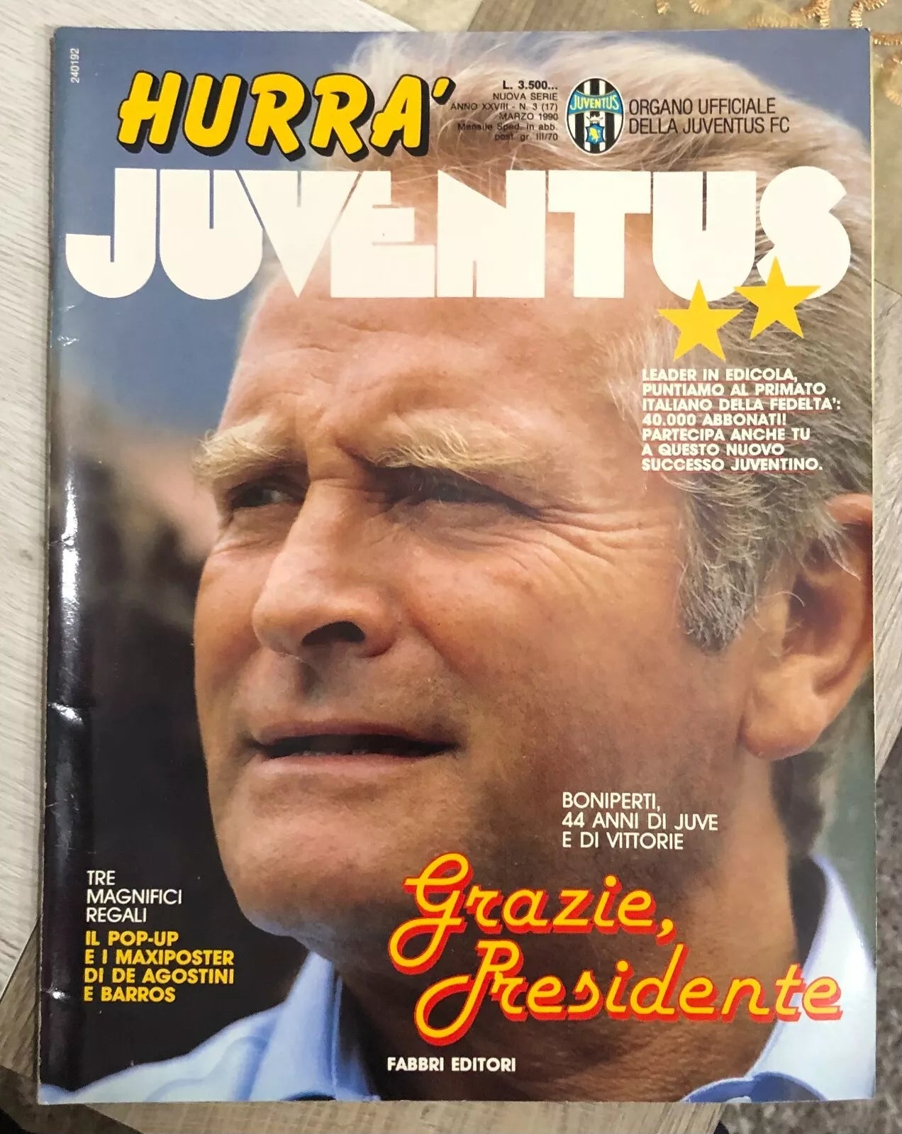 Hurr Juventus n 3 1990 di Juventus F c