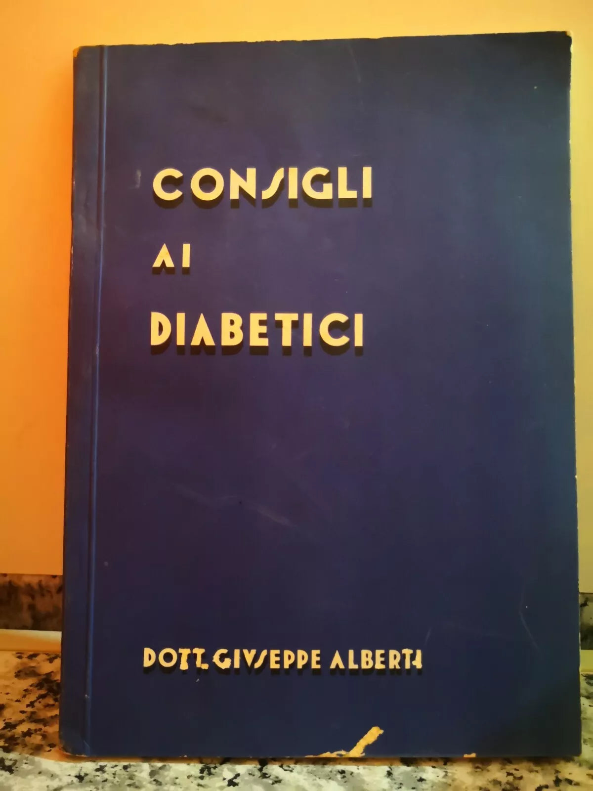 Consigli ai Diabetici Dott. G. Alberti di Giuseppe Alberti, 1934, Panetto -F