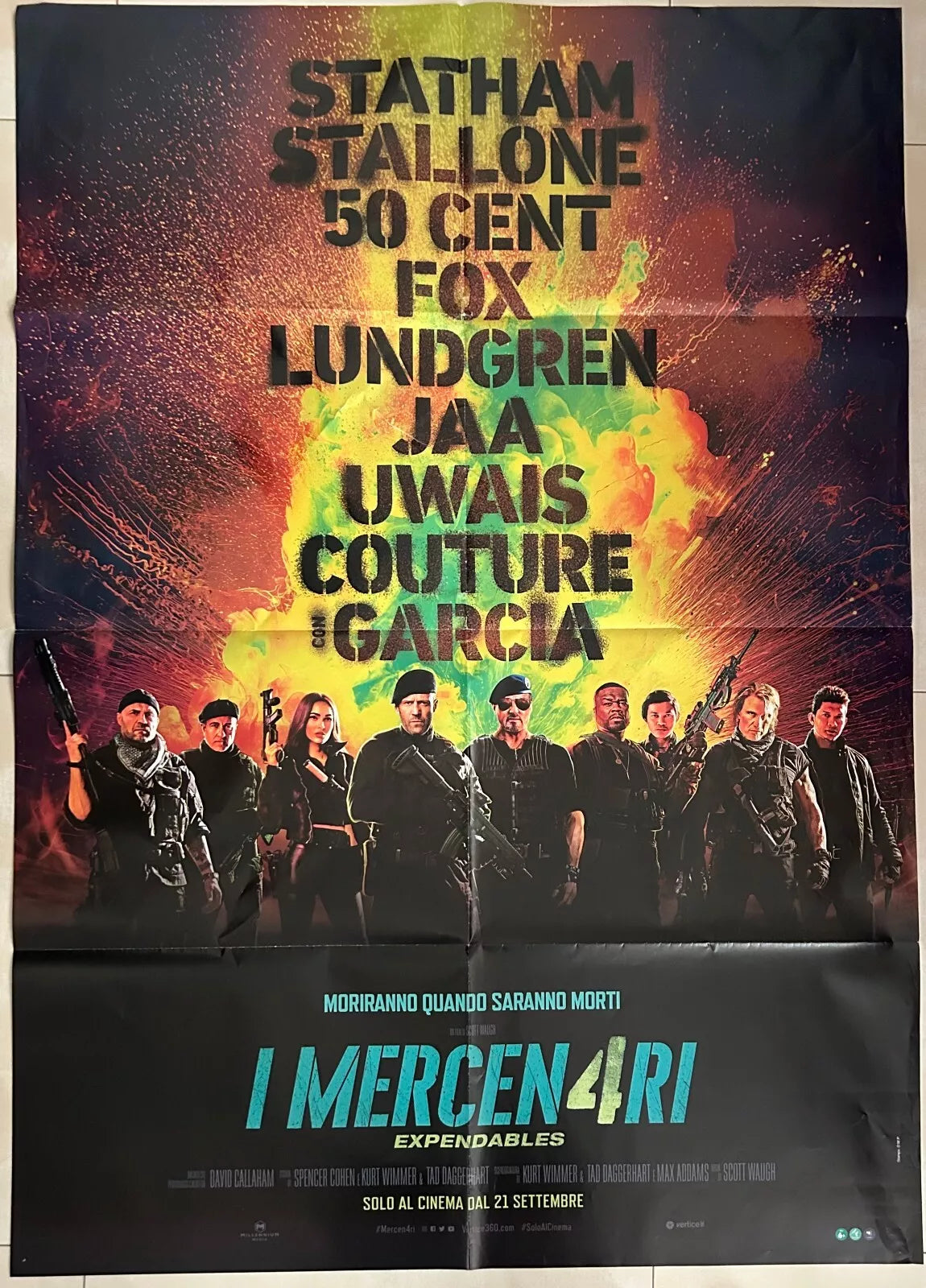 Poster locandina I mercenari 4