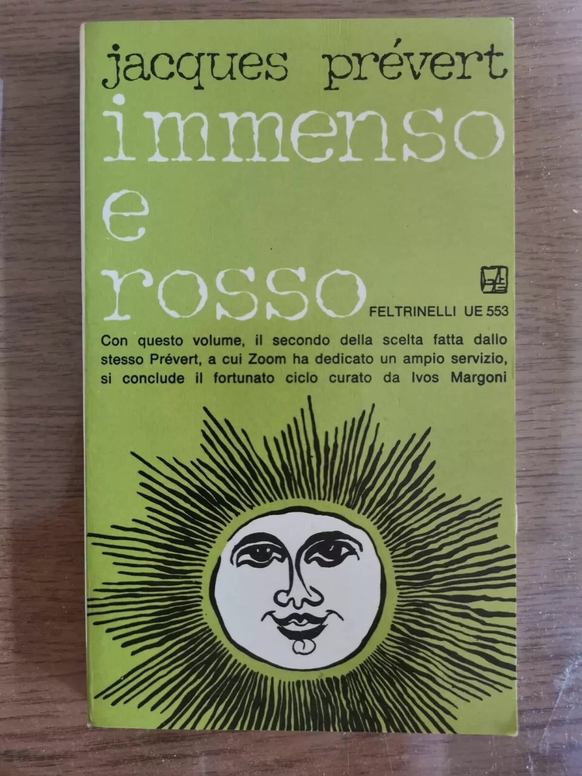 Immenso e rosso - J. Prevert - Feltrinelli - 1970 - AR