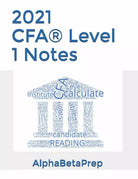 2021 CFA® Level 1 Notes - AlphaBetaPrep di Obaidullah Jan Cfa, 2020, Indipende